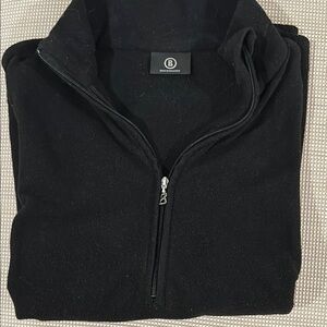 BOGNER Black Half-Zip Sweater